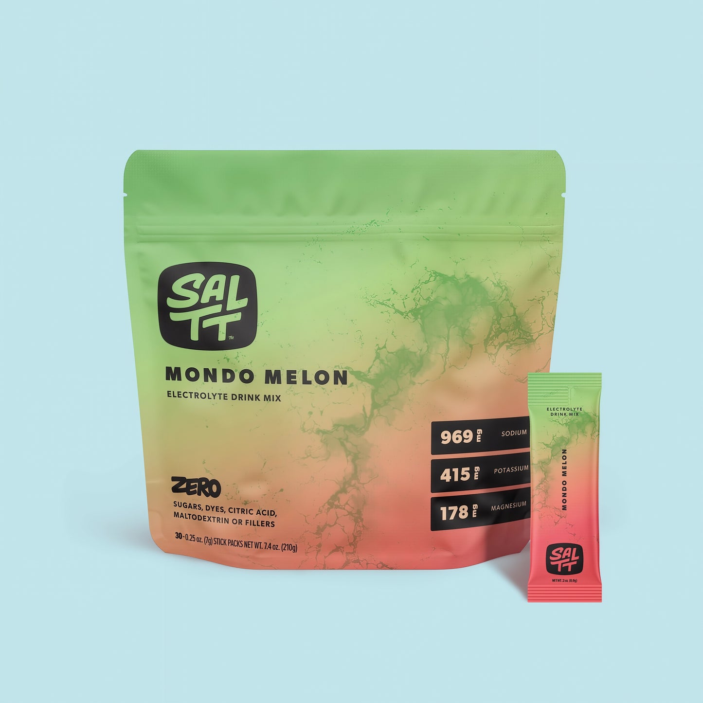 SALTT Electrolytes Powder Packets (Ultra Variety Pack - Multiple Flavors) 30 Stick Packs
