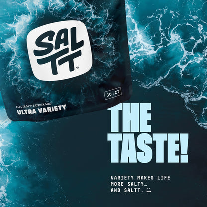 SALTT Electrolytes Powder Packets (Ultra Variety Pack - Multiple Flavors) 30 Stick Packs